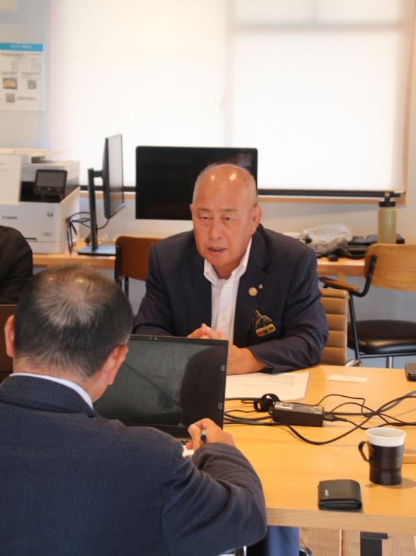 TKC取材（町長：縦）